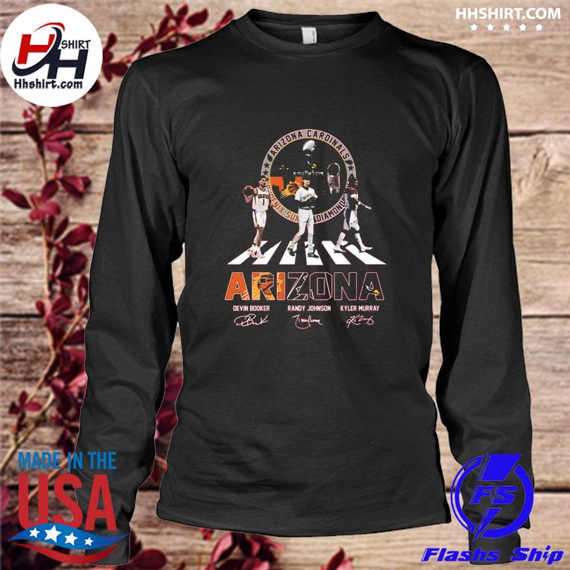 Arizona Devin Booker Randy Johnson Kyler Murray abbey road signatures shirt,  hoodie, sweater, long sleeve and tank top