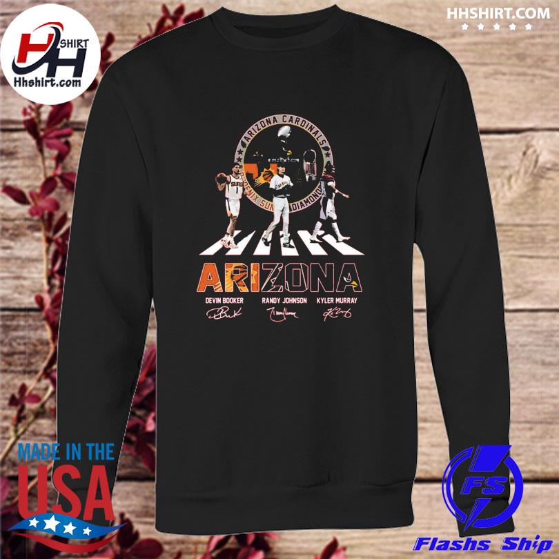 Arizona Devin Booker Randy Johnson Kyler Murray abbey road signatures shirt,  hoodie, sweater, long sleeve and tank top