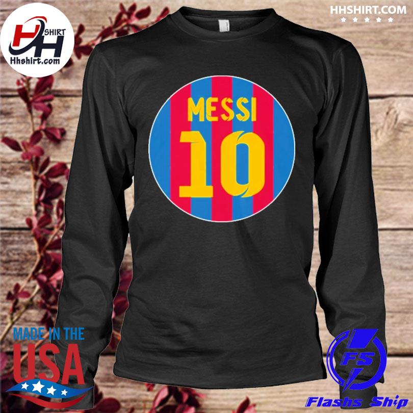 Messi Number 10 Retired Soccer Jersey Kids T-Shirt