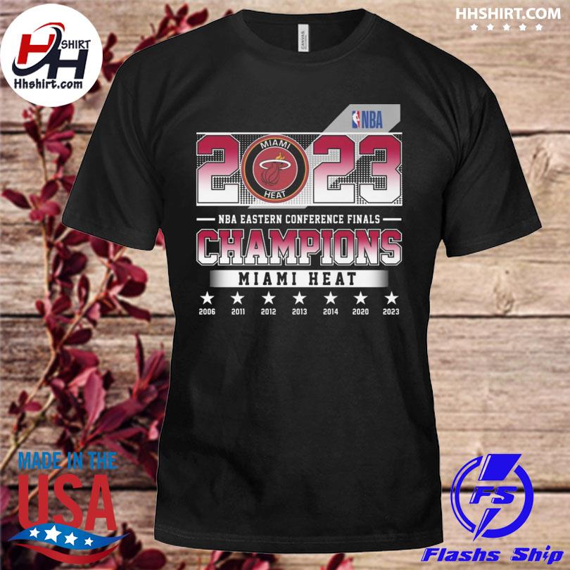 Official 2023 Eastern Conference Champions Miami Heat Nba 2006 2020 2023  Shirt, hoodie, sweater, long sleeve and tank top