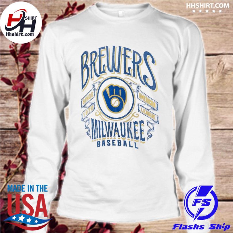 Milwaukee Brewers American League retro logo T-shirt, hoodie, sweater, long  sleeve and tank top