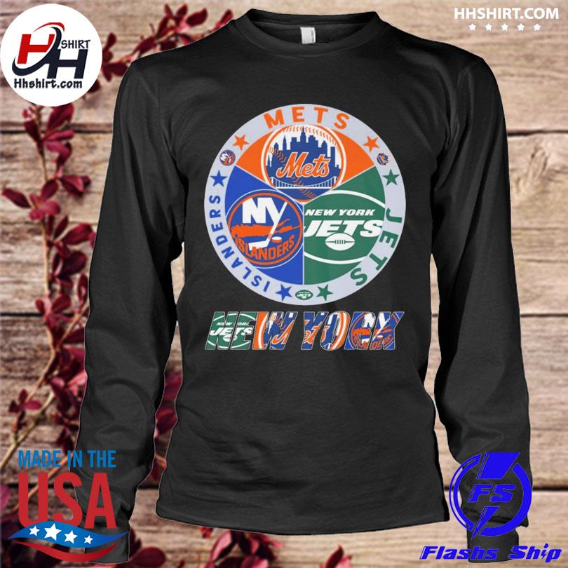 New york sports team new york islanders new york jets new york mets 2023  shirt, hoodie, longsleeve tee, sweater