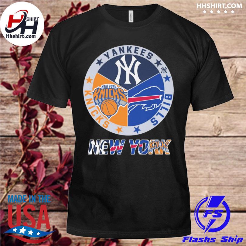 New York sports team yankees bills knicks 2023 shirt, hoodie, sweater, long  sleeve and tank top