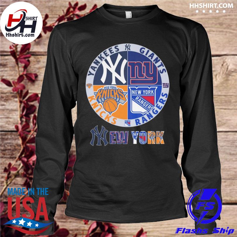 New York Mets Knicks Rangers Giants sport teams logo shirt, hoodie,  sweater, long sleeve and tank top