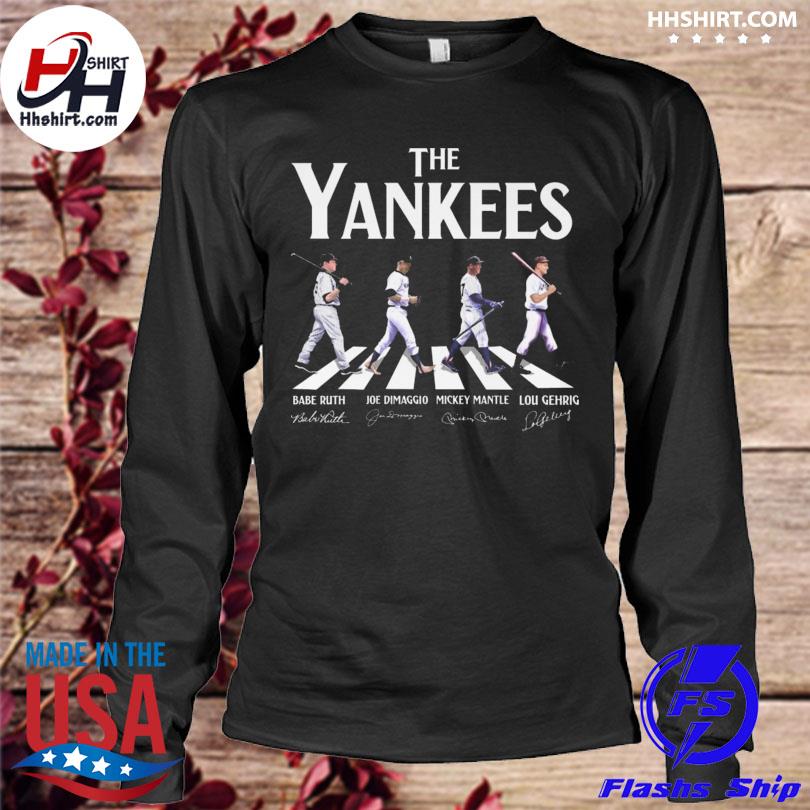 Original The New York Yankees Abbey Road 2023 Signatures T-shirt