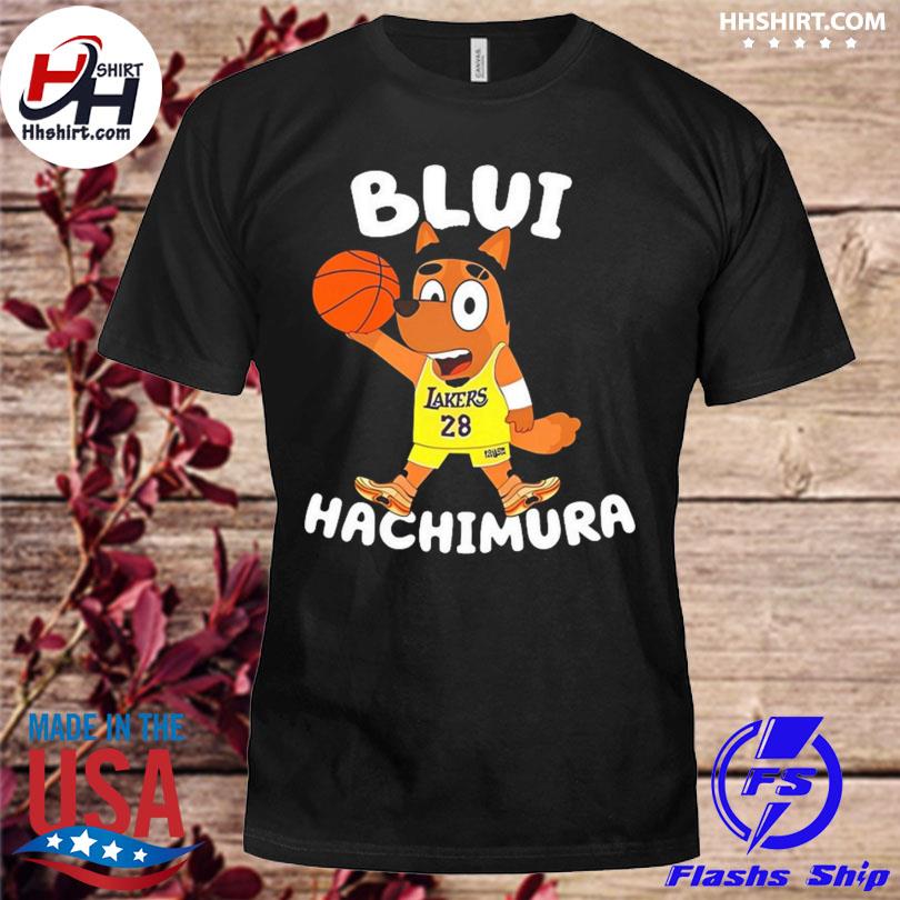 Eletees Bluey Lakers 28 Blui Hachimura Shirt