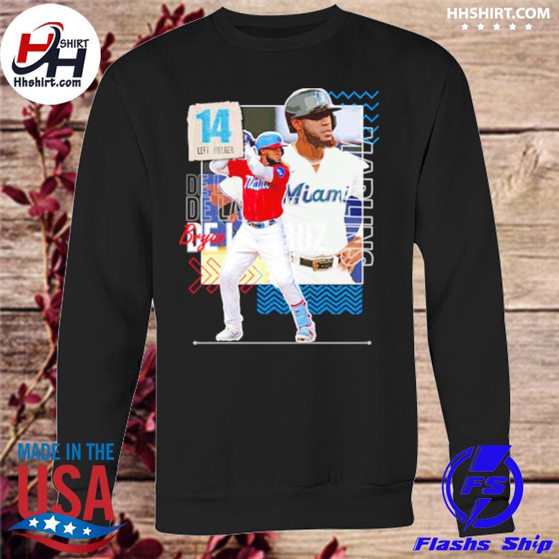 Bryan de LA cruz baseball paper marlins 6 T-shirts, hoodie, sweater, long  sleeve and tank top