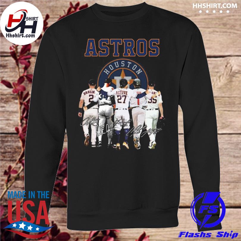 Houston astros all team player signatures 2023 shirt, hoodie