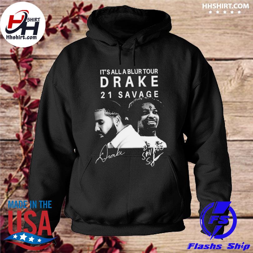 It's All A Blur Tour Drake 21 Savage T Shirt - Growkoc