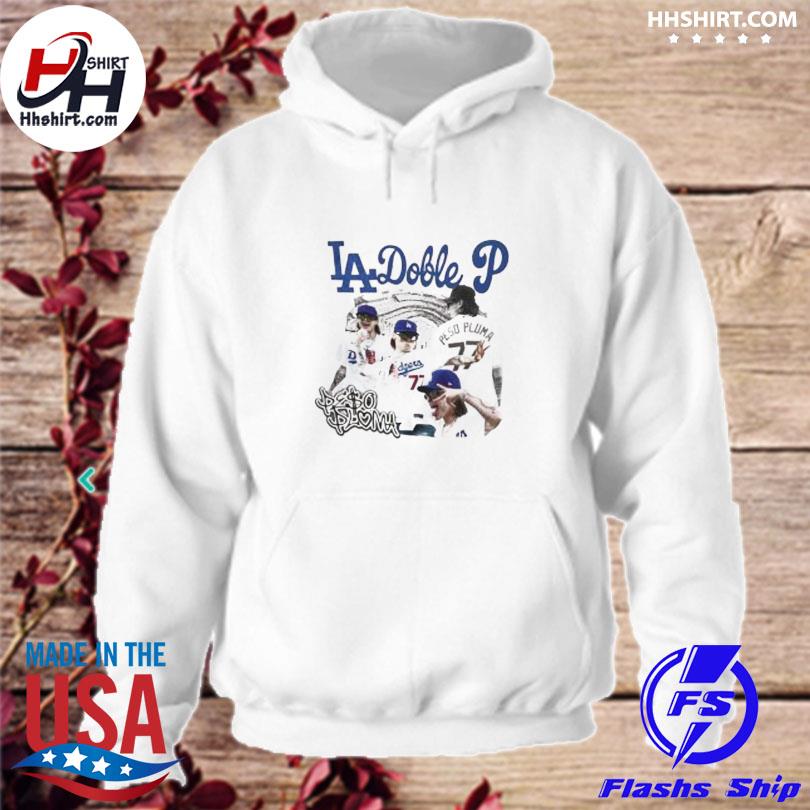 Peso Pluma 77 Los Angeles Dodgers Baseball Jersey 