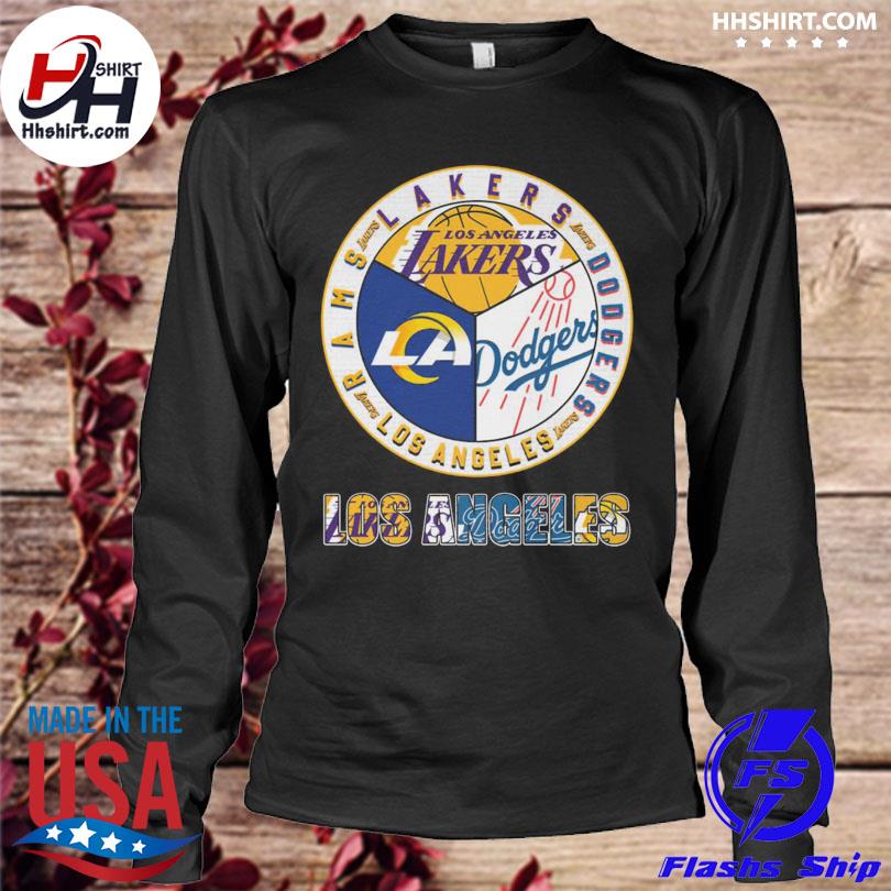 Los Angeles Rams Los Angeles Dodgers Los Angeles Lakers inside shirt