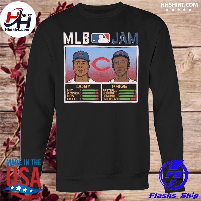 Mlb Jam Cleveland Larry Doby And Satchel Paige Logo Shirt, hoodie