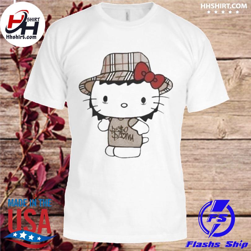 Official cartoon Peso Pluma Hello Kitty Shirt, hoodie, sweater