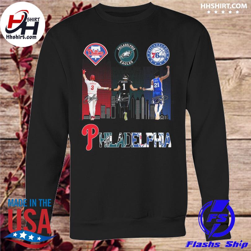 Philadelphia Phillies Harper Eageles Hurts And 76ers Embiid T