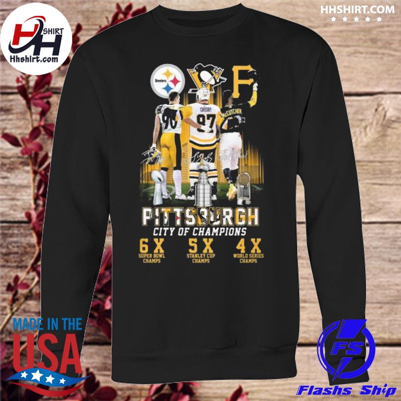 Pittsburgh Steelers Penguins Pirates City Champions 2023 Shirt