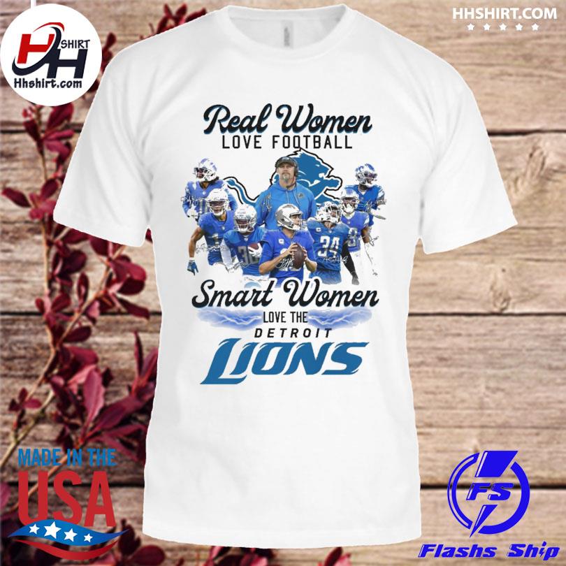 Real women love football smart women love the Detroit Lions 2023 shirt,  hoodie, sweater, long sleeve and tank top