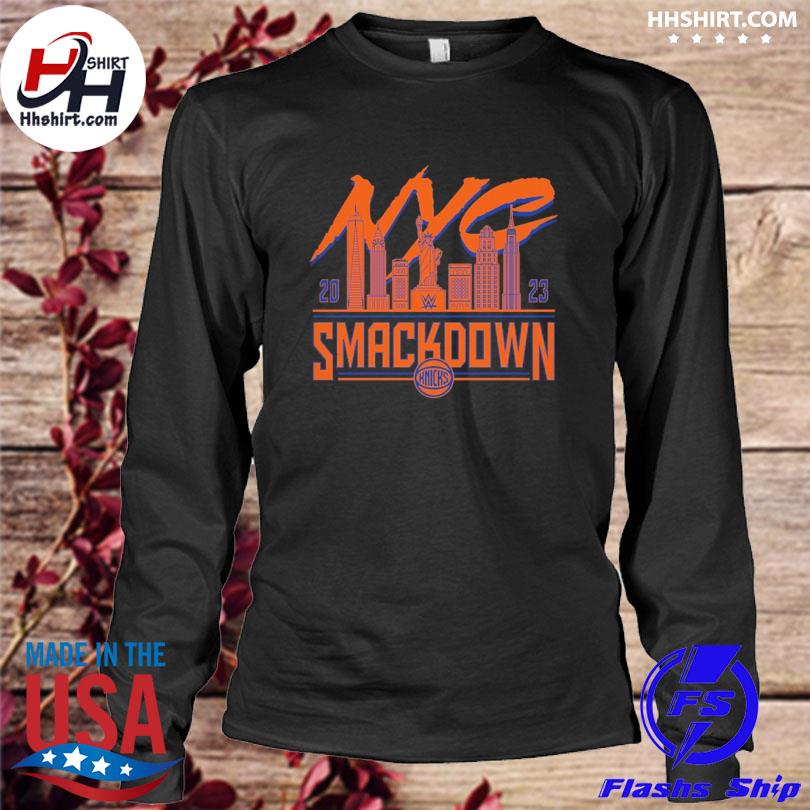 Sportiqe smackdown x new york knicks shirt, hoodie, sweater, long sleeve  and tank top