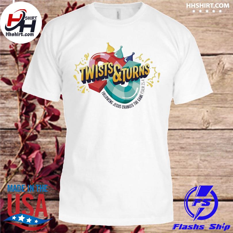 Twists And Turns Following Jesus Changes The Game Vbs 2023 T-shirt