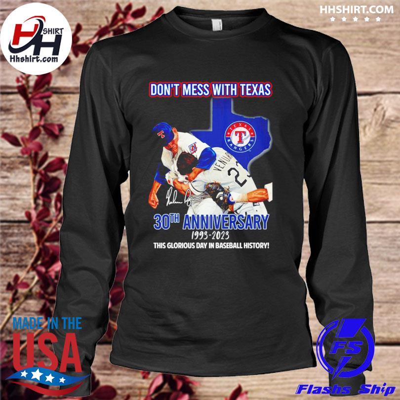 Nolan Ryan vs Robin Ventura 30th anniversary 1993 2023 This glorious day in  baseball history shirt, hoodie, sweater, long sleeve and tank top