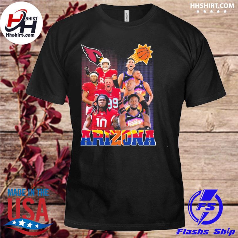 Arizona cardinals and phoenix suns all team players shirt, hoodie,  longsleeve tee, sweater