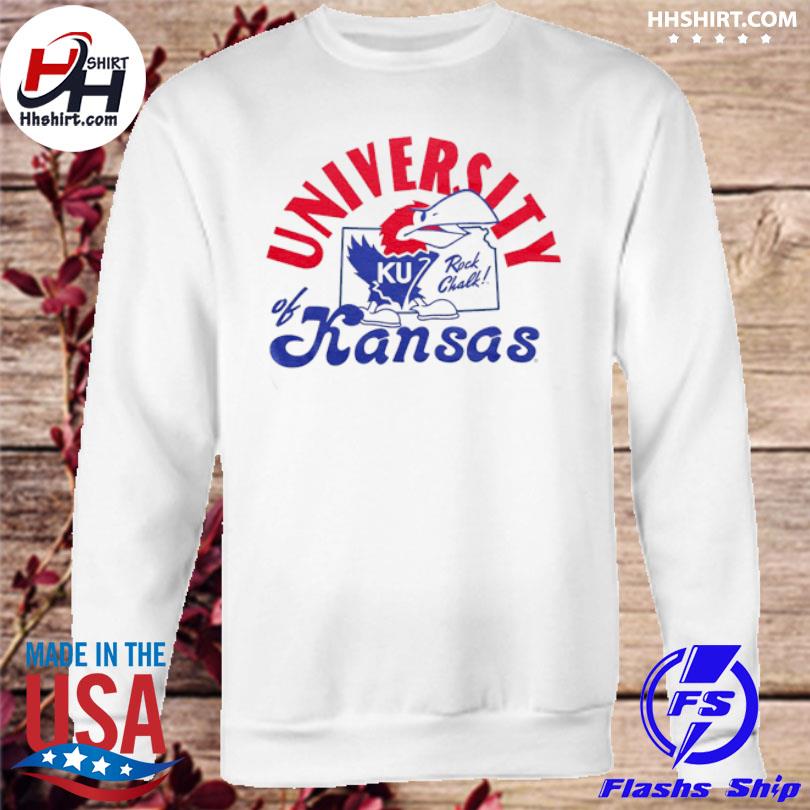 Charlie Hustle University Of Kansas Outline Shirt, hoodie, sweater