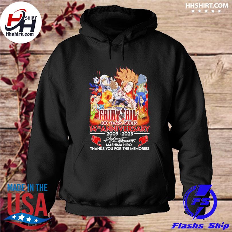 Fairytail 100 Years Quets 14th Anniversary 2009 2023 Memories T Shirt -  Growkoc