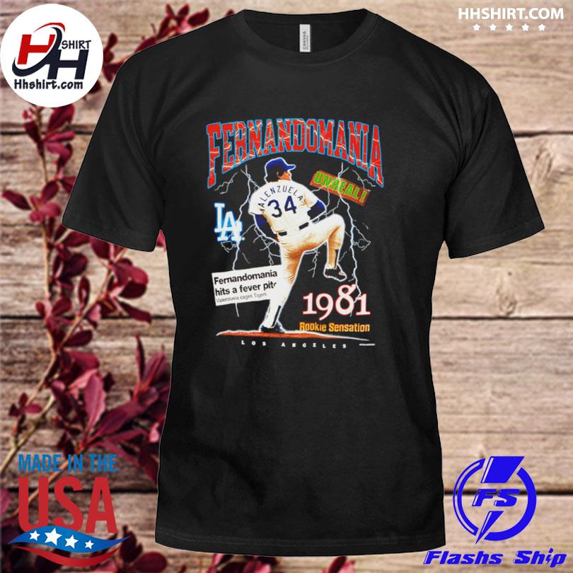 Fernandomania Weekend Dodger Stadium 34 t shirt, hoodie, longsleeve,  sweatshirt, v-neck tee