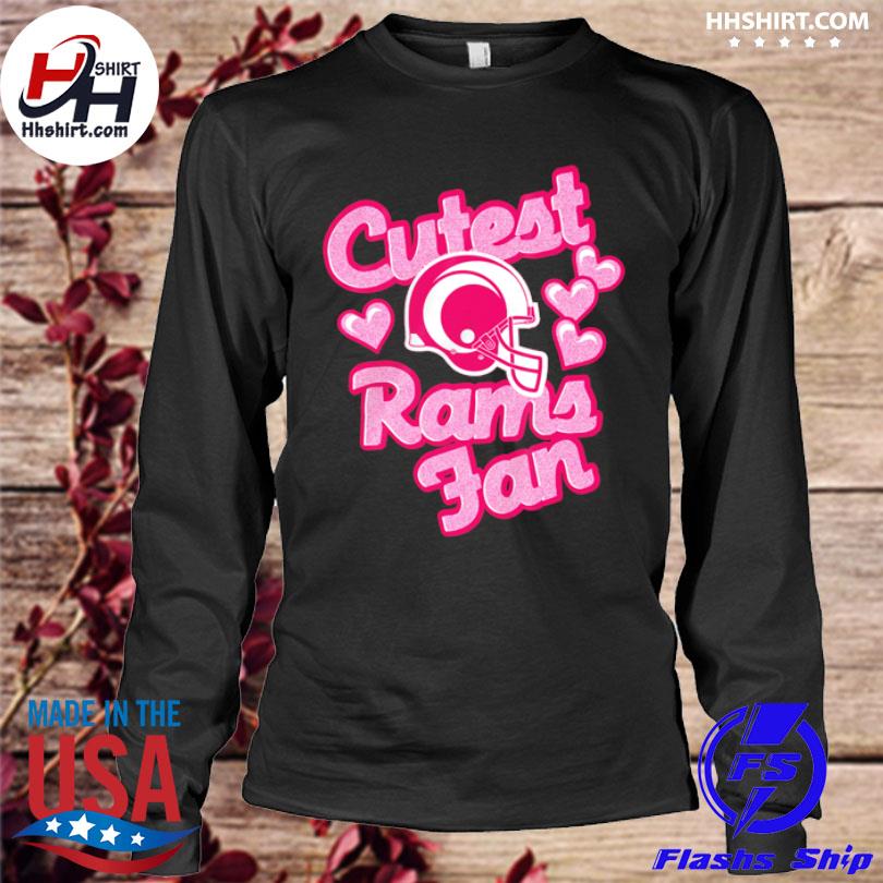 Funny los Angeles Rams Girls Infant Cutest Fan Hearts shirt, hoodie,  longsleeve tee, sweater