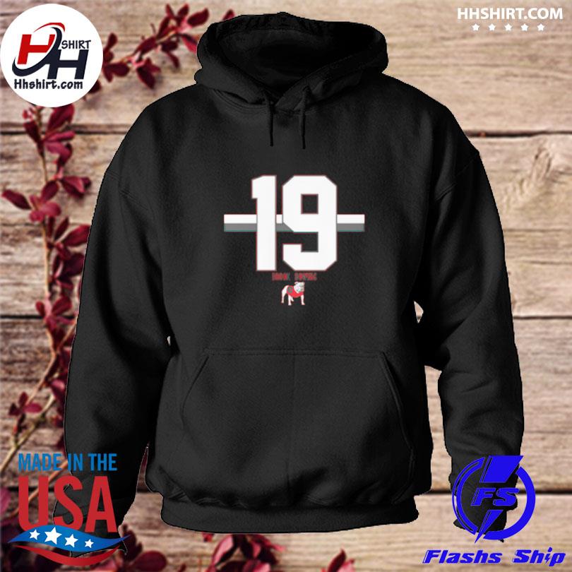 Official georgia Football Brock Bowers 19 shirt, hoodie, sweater