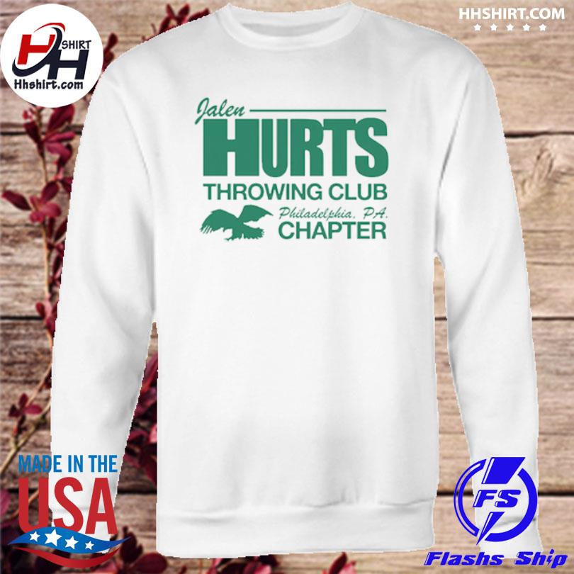 Jalen Hurts Throwing Club Shirt