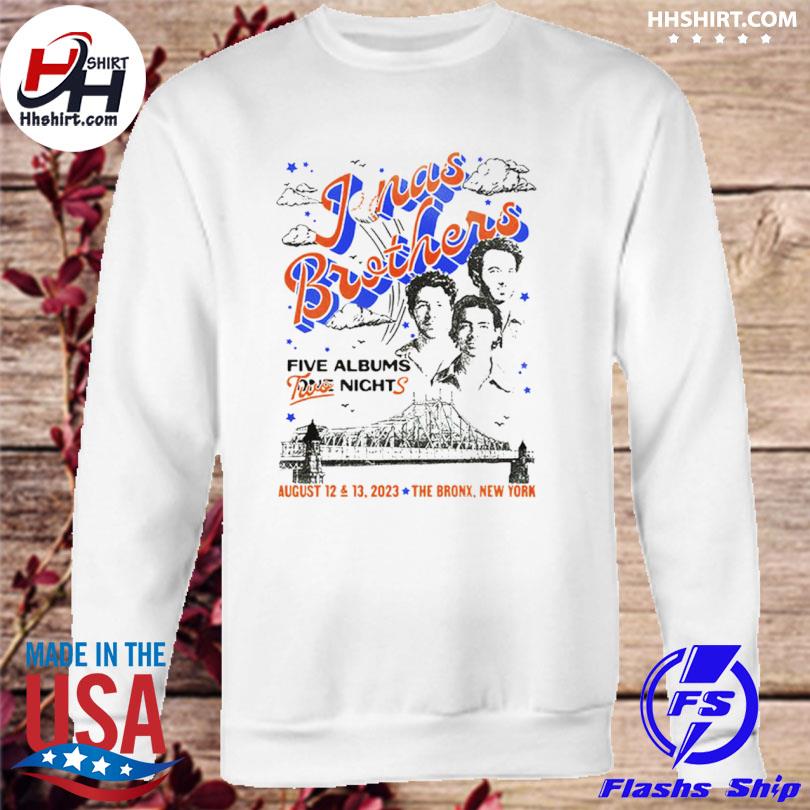 Jonas brothers yankee stadium bronx ny aug 13 2023 poster shirt, hoodie,  sweater, long sleeve and tank top
