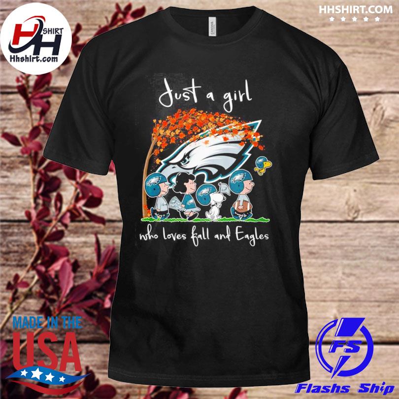 Official Just a girl in love with her philadelphia eagles T-shirt, hoodie,  tank top, sweater and long sleeve t-shirt