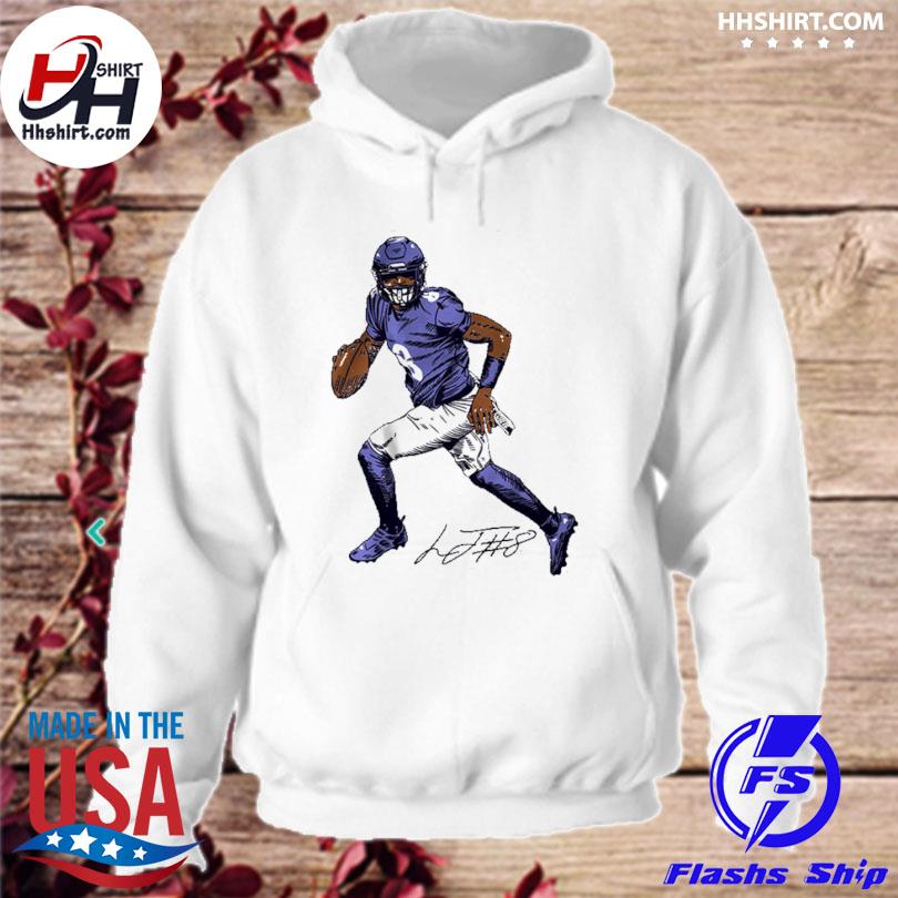 Lamar Jackson Superstar Pose signature shirt, hoodie, sweater, long sleeve  and tank top