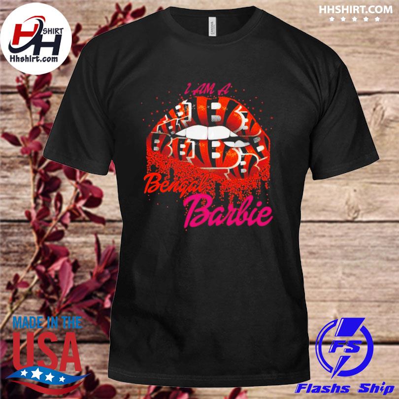 Lip Cincinnati Bengals I Am A Bengal Barbie Shirt, hoodie, sweater