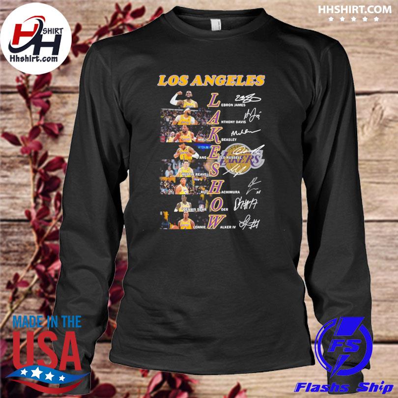 Vintage Los Angeles Lakers Long Sleeve Shirt the Game Made USA 