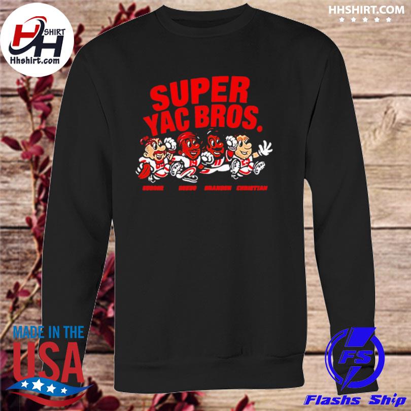 Official san Francisco 49ers Yac Bros shirt, hoodie, sweater, long sleeve  and tank top