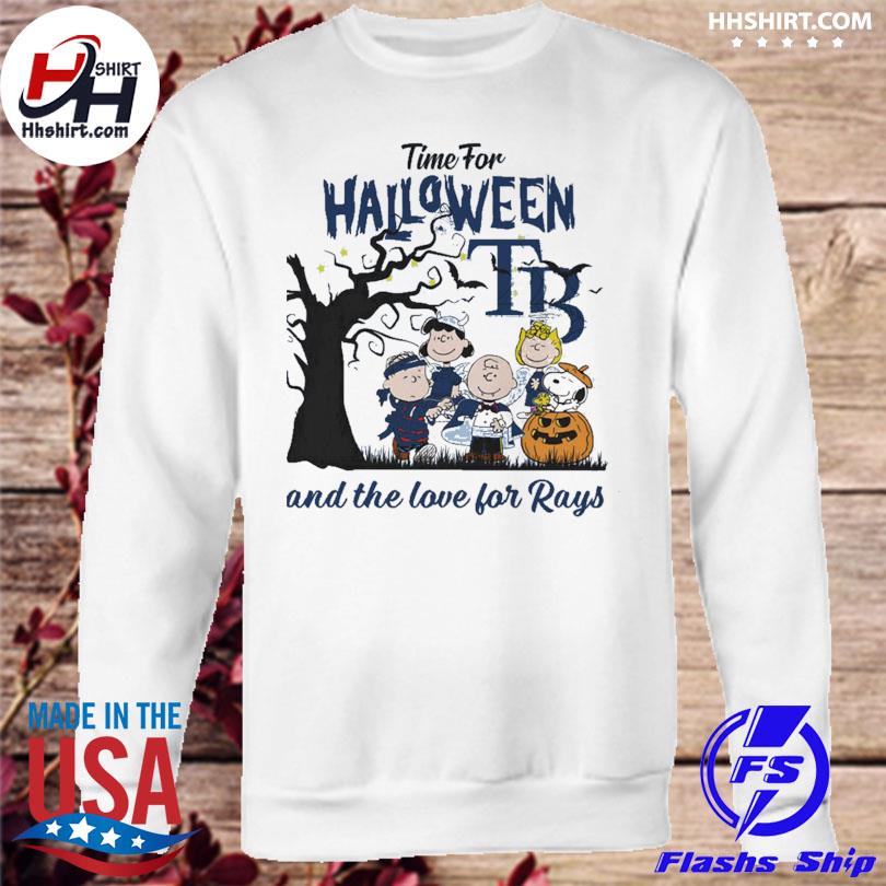 Tampa Bay Rays Time For Halloween And The Love For Rays Shirt