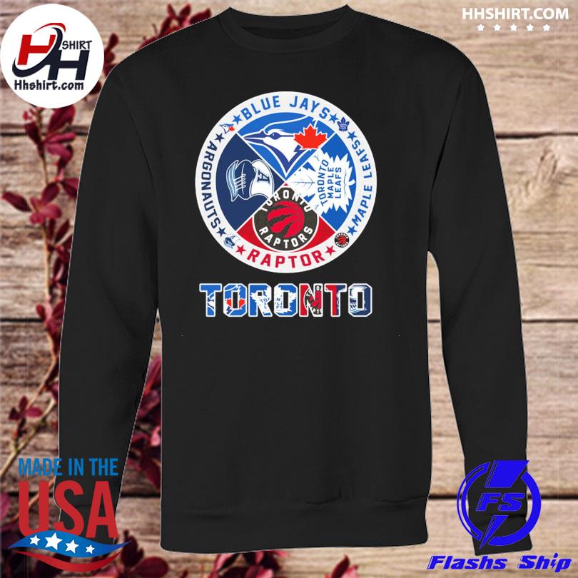 Toronto Maple Leafs Toronto Blue Jays Toronto Raptors T Shirt -   Worldwide Shipping