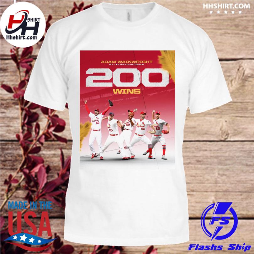 St. Louis Cardinals Adam Wainwright 200 Wins Shirt