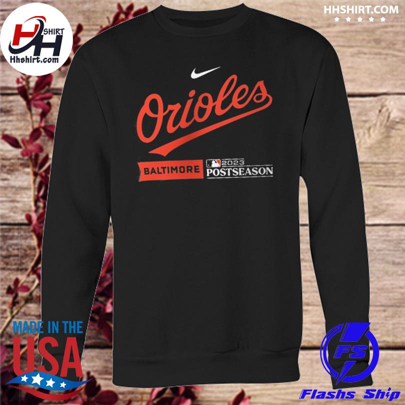Baltimore orioles nike 2023 postseason authentic collection dugout shirt,  hoodie, longsleeve tee, sweater