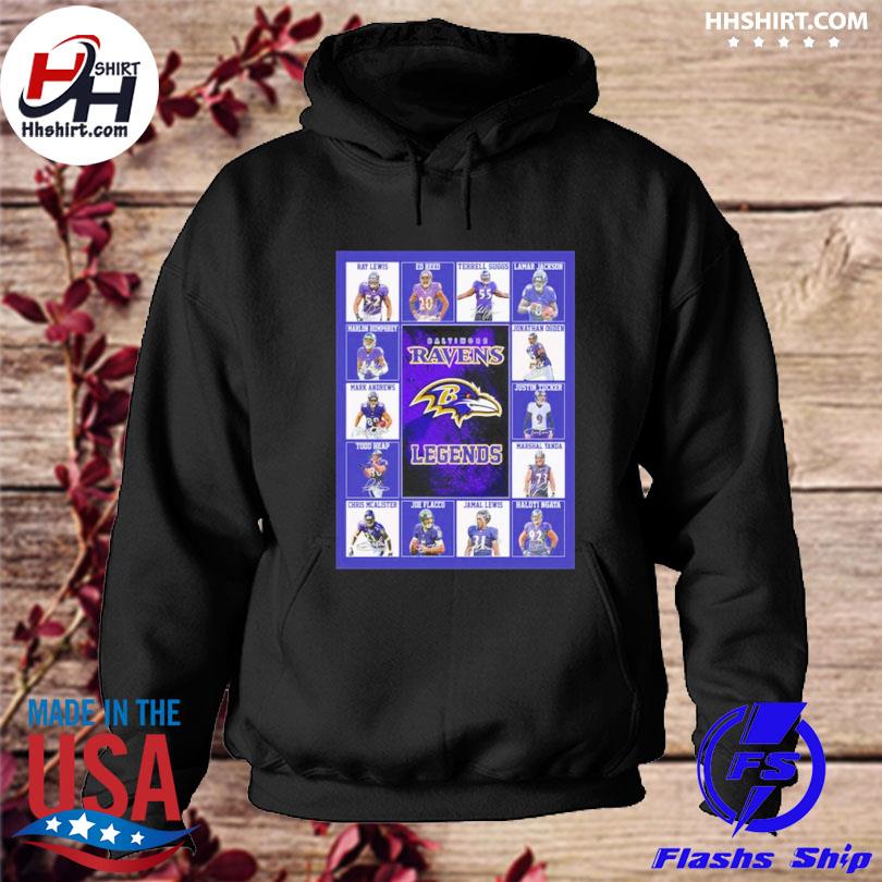 Official baltimore ravens legends teams signatures shirt, hoodie, sweater,  long sleeve and tank top