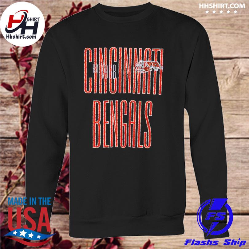 Cincinnati Bengals football est. 1968 go Bengals logo shirt, hoodie,  sweater, long sleeve and tank top