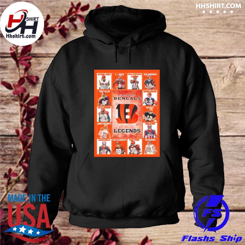 Cincinnati Bengals Legends Shirt, Hoodie, Sweater, Long Sleeve