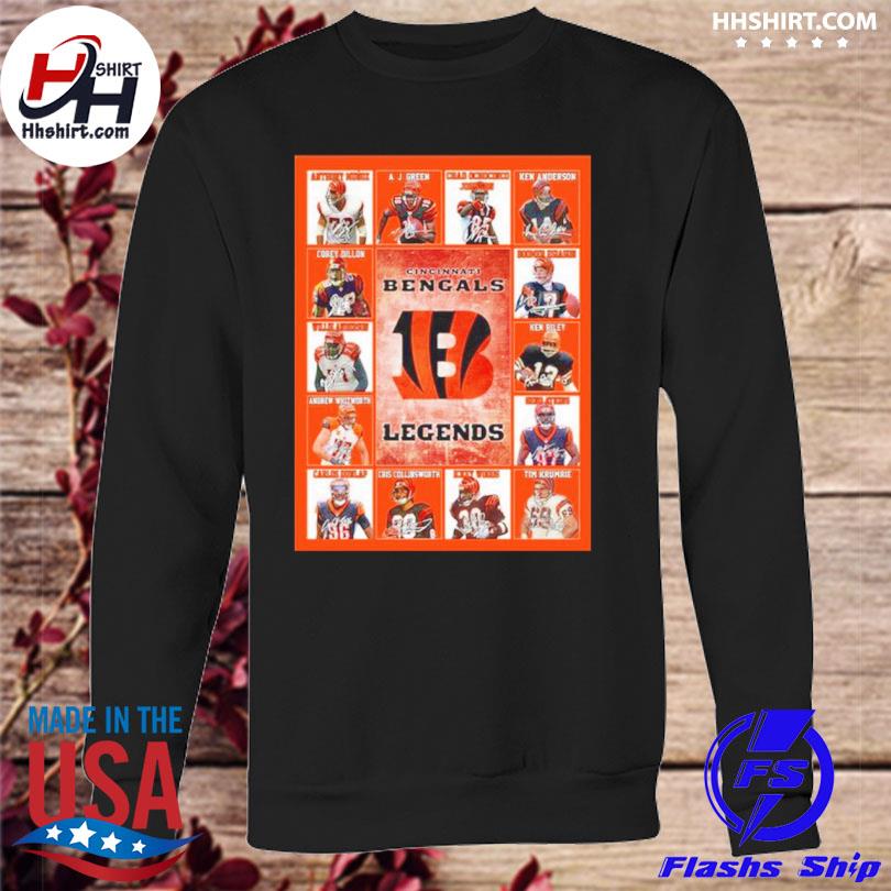 Cincinnati Bengals Legends Shirt, Hoodie, Sweater, Long Sleeve