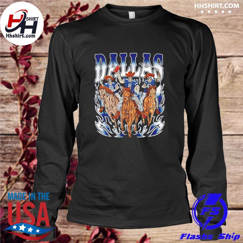 Dallas Cowboys Skeleton Halloween 2023 Shirt