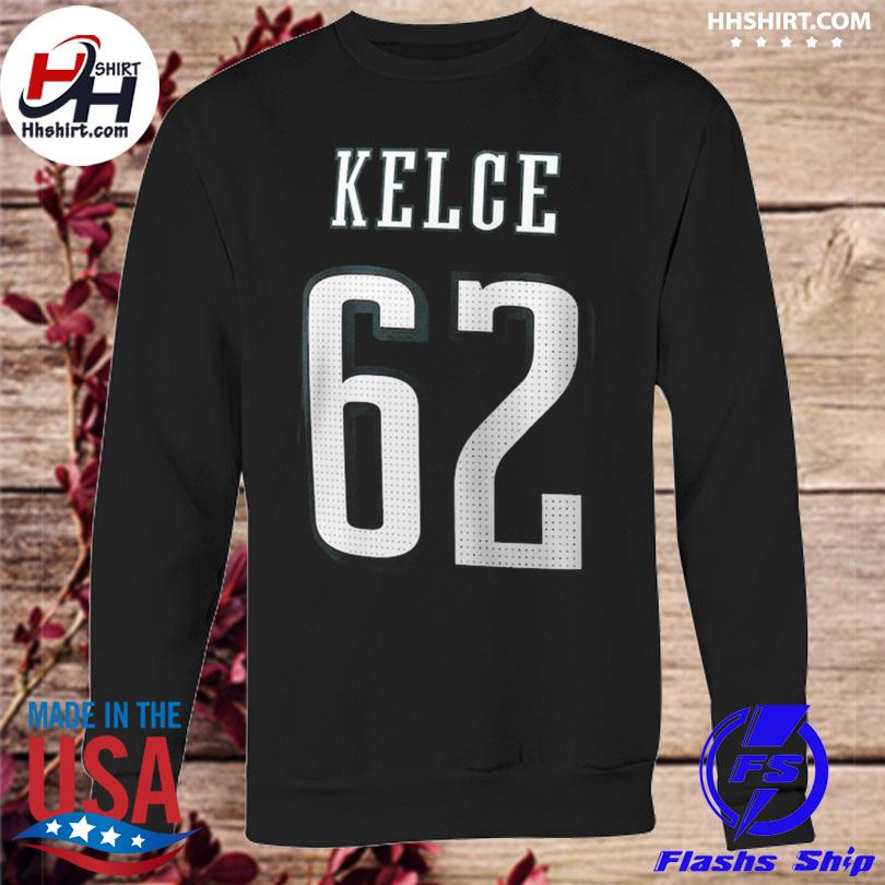 Jason Kelce Philadelphia Eagles Nike Player Name & Number T-Shirt - Black