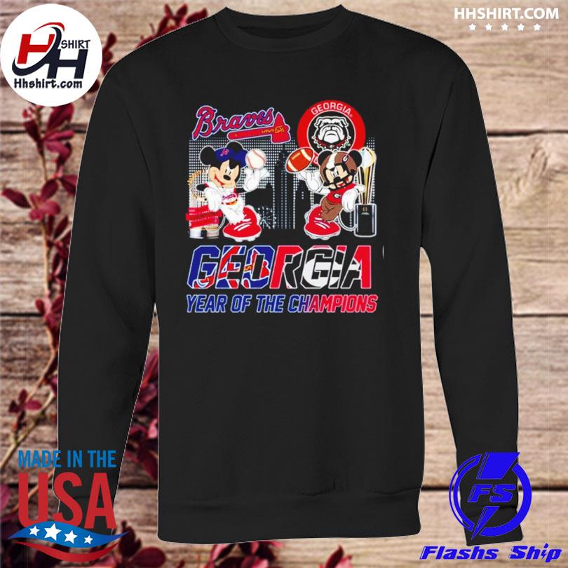 Georgia Bulldogs And Atlanta Braves Year Of The Champions Shirt, hoodie,  sweater, long sleeve and tank top