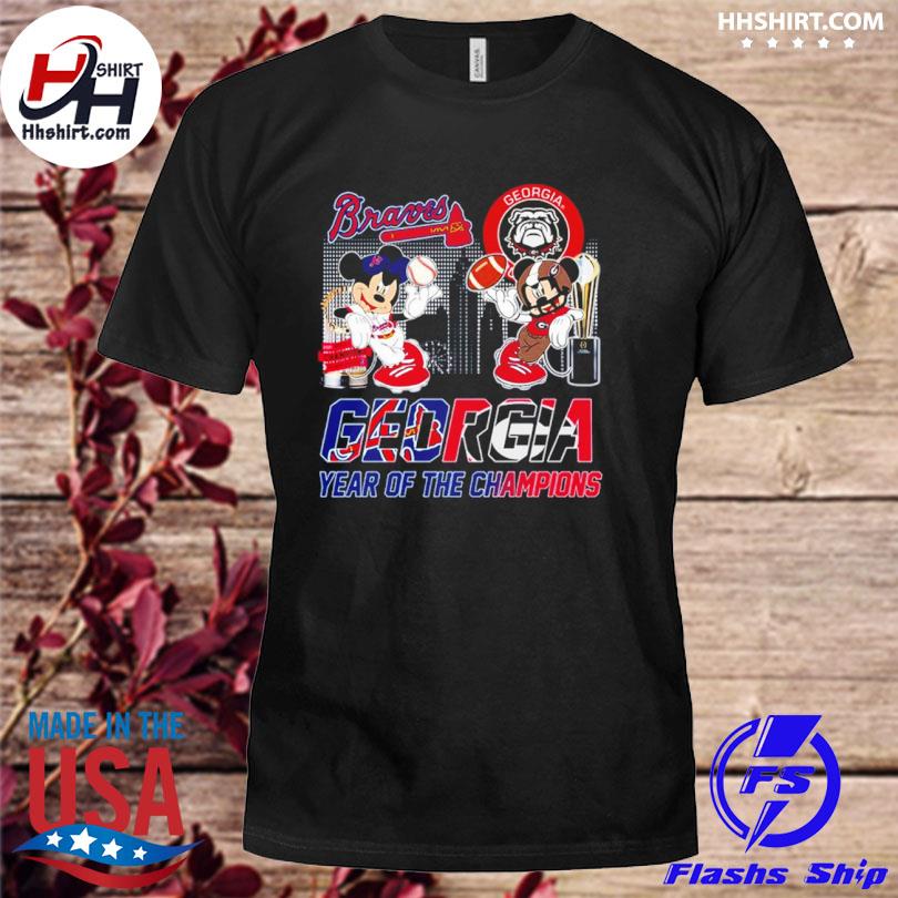 Georgia Bulldogs – Atlanta Braves Year Of The Champion Shirt