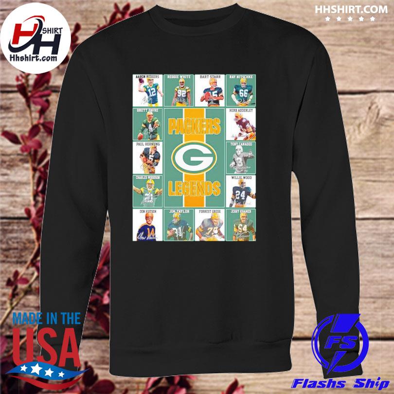 Green Bay Packers Legends Sport Teams Signature Shirt, hoodie, longsleeve  tee, sweater