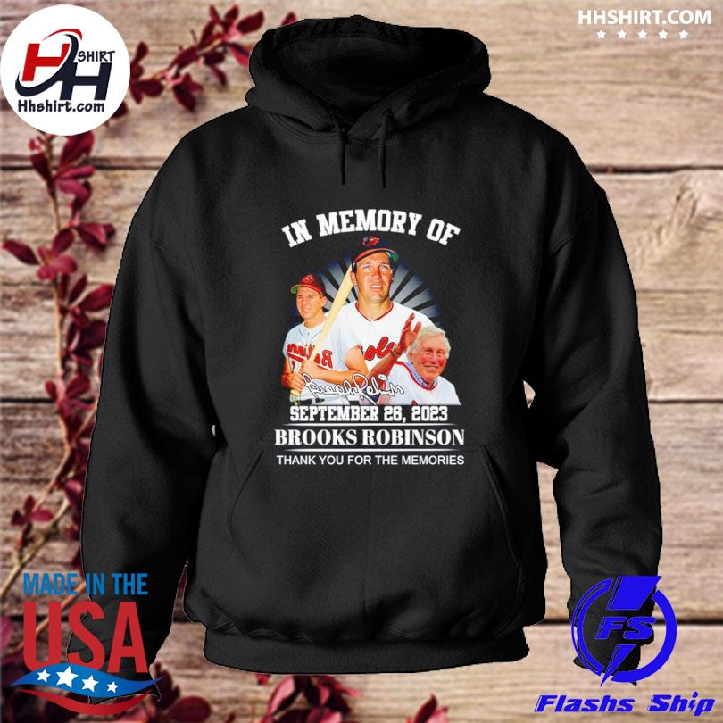 In Memory Of September 26 2023 Limited Edition 2023 Brooks Robinson T-shirt